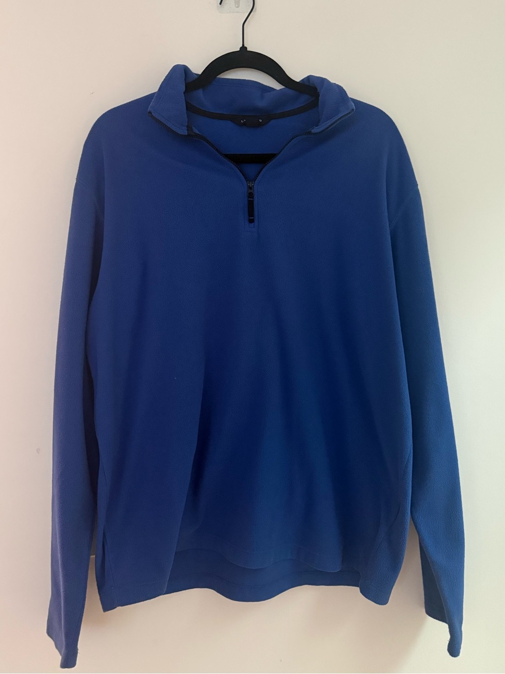 Land’s End Men’s Royal Blue Half Zip Fleece Pullover